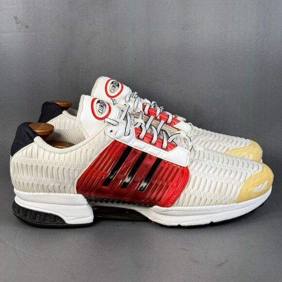Adidas Retro Climacool 1 'White Red' athletic sneaker shoes men’s size 12 - Picture 1 of 8